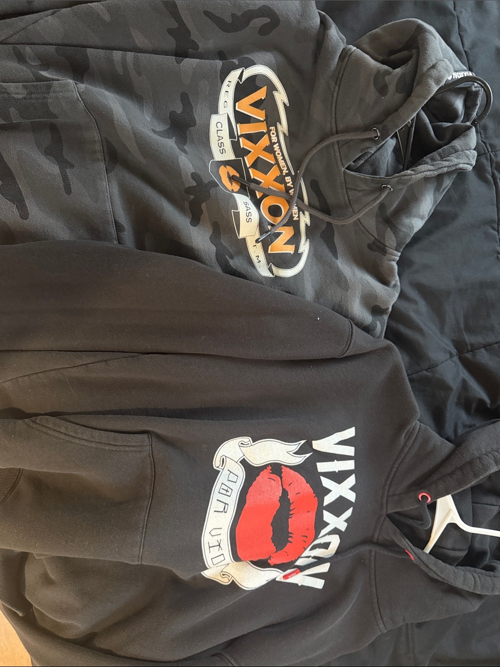 Kids Black Hoodie Bottoms - Branded Graphic